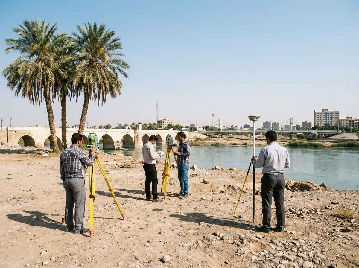 خدمات نقشه برداری در اهواز