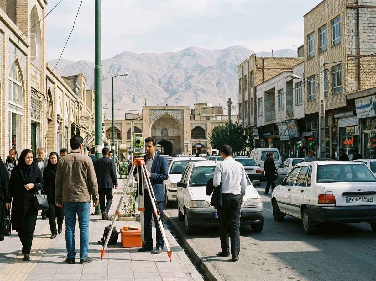 نقشه برداری در اراک