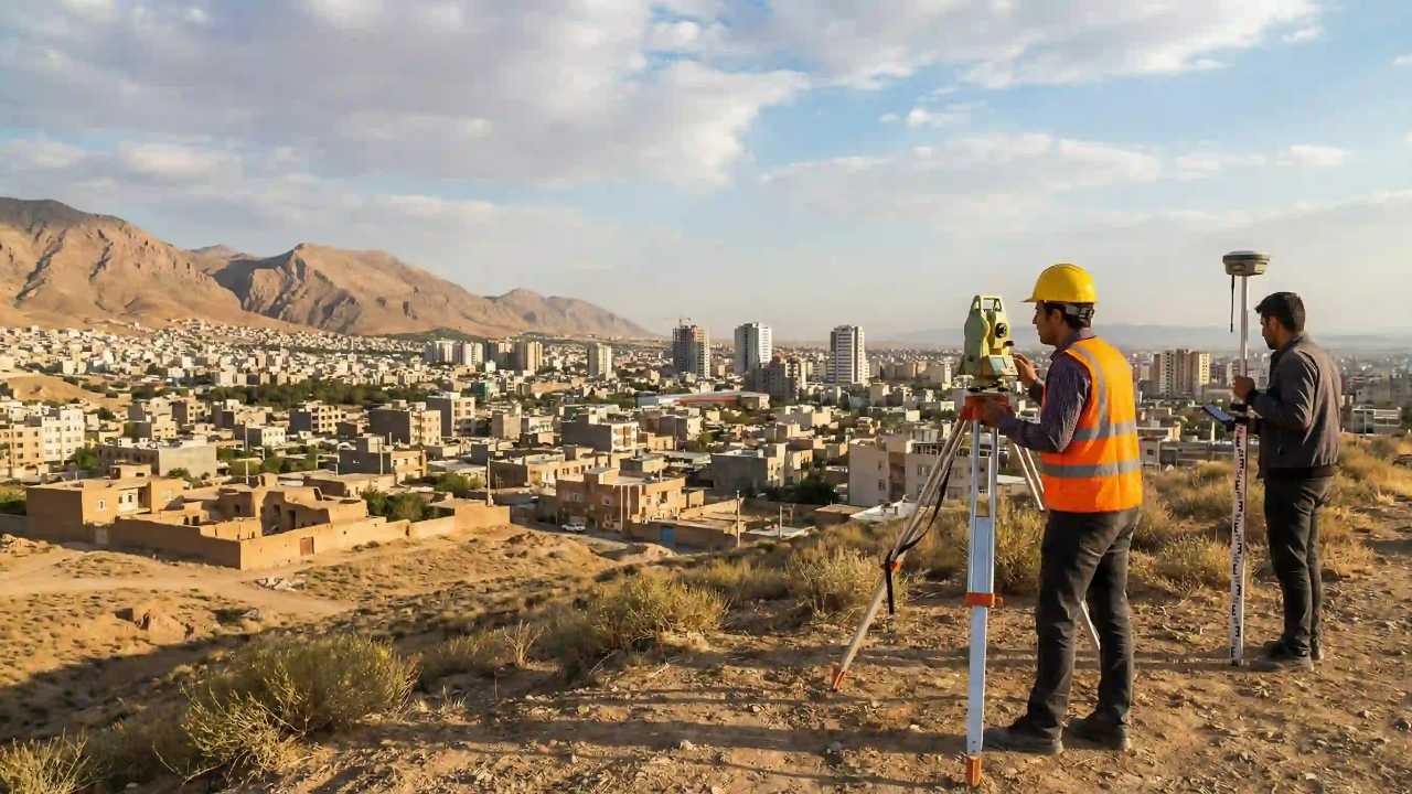نقشه‌برداری در سنندج