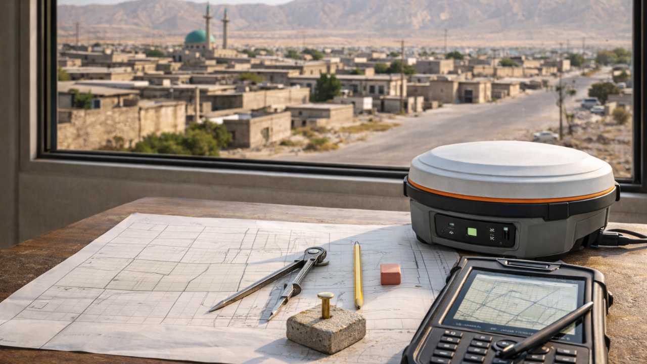 نقشه برداری در نی‌ریز