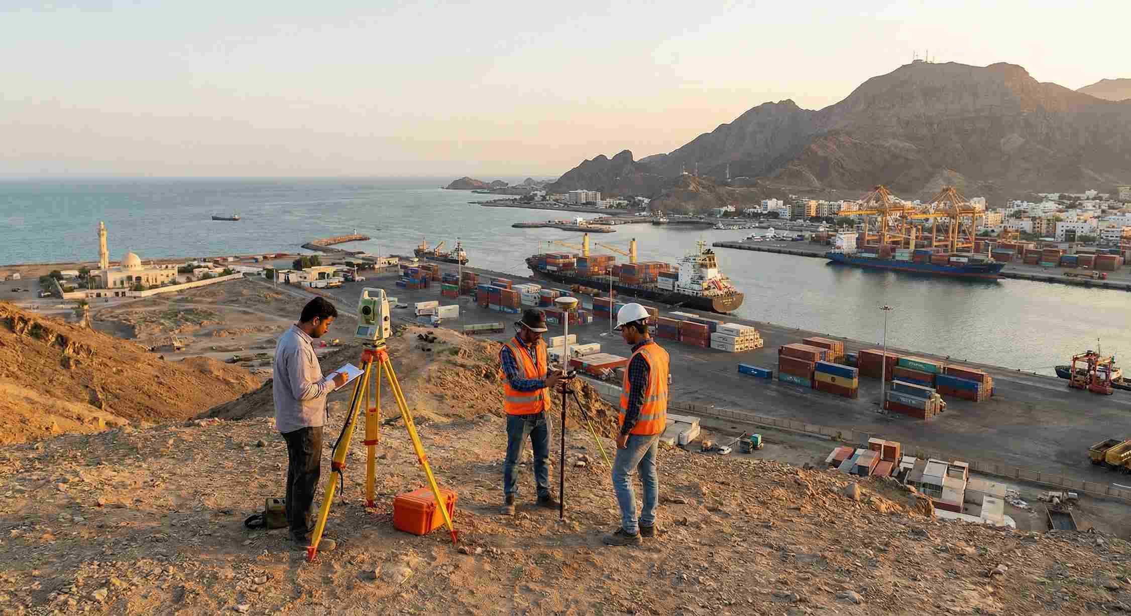 نقشه برداری در بندرعباس