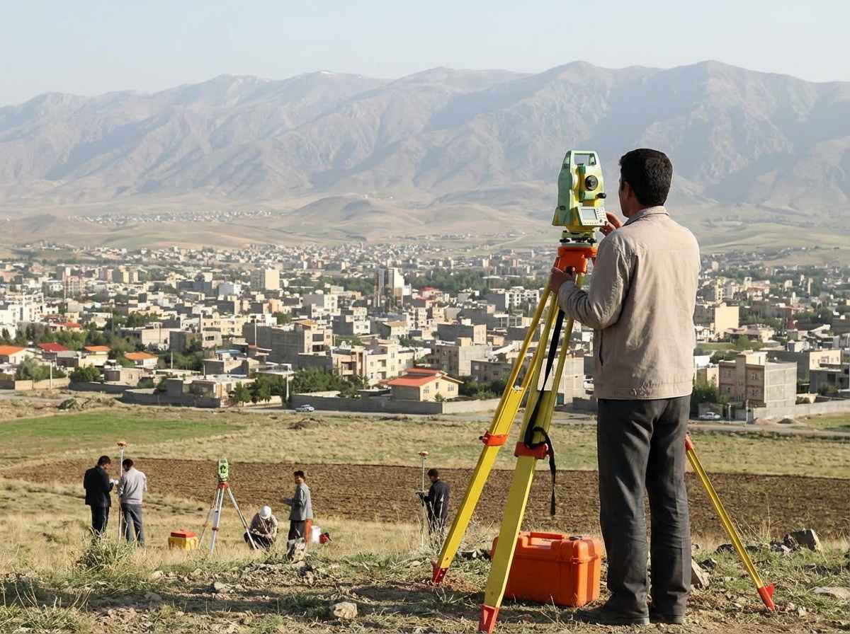 خدمات نقشه برداری در بجنورد