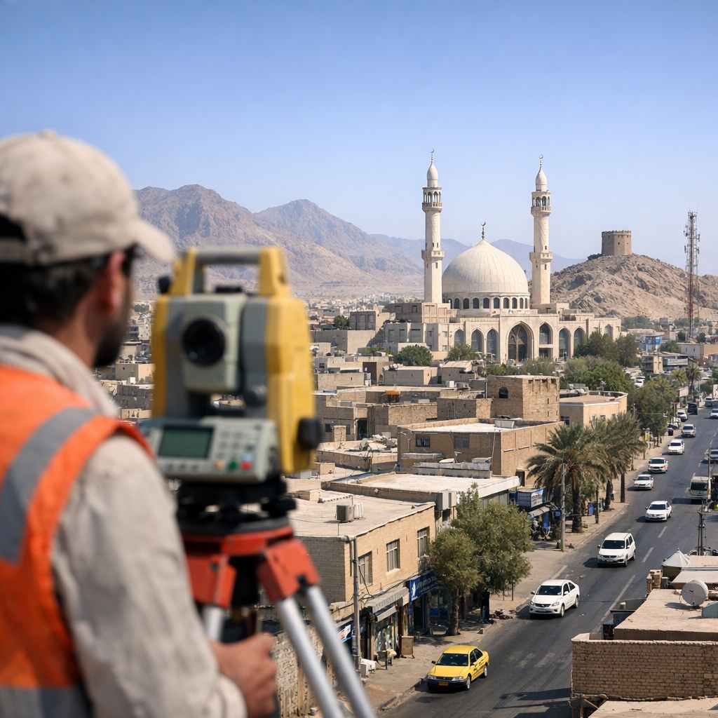 نقشه برداری در زاهدان